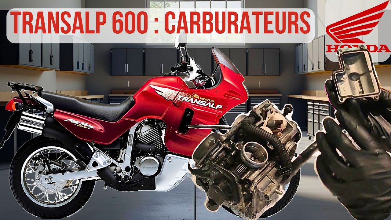 Honda Transalp 600 : Nettoyage du carburateur 🧽