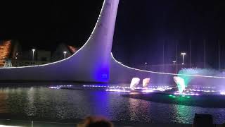 Олимпийский парк. Сочи. Поющие фонтаны.