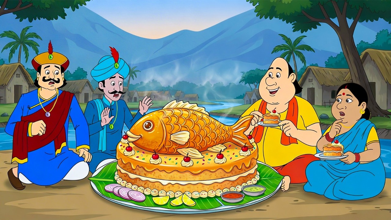 গোপাল একটি বড় মাছের কেক বানিয়েছে | Gopal Bhar | গোপাল ওজন | New Episode 2026