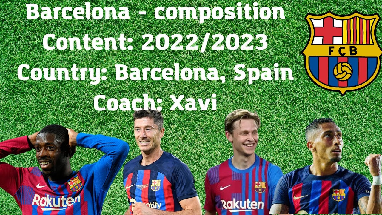 Barcelona - composition Content: 2022/2023 Country: Barcelona, Spain Coach: Xavi 