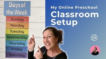 Easy Peasy Virtual Preschool Classroom Set Up for Online Teachers