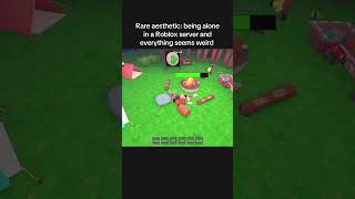 Rare aesthetic: being alone in a Roblox server #madara #shorts #relatable