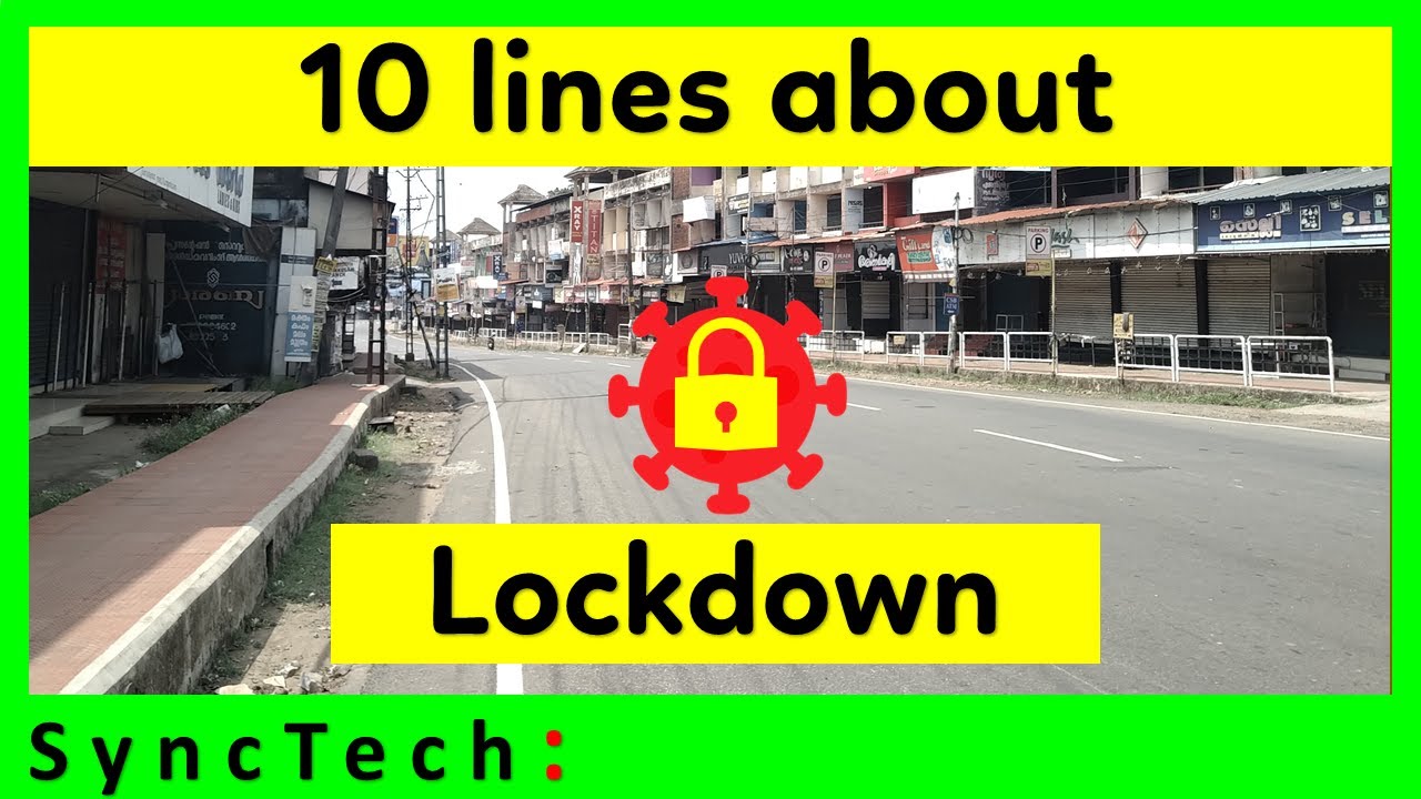 10 lines on Lockdown in English | Few lines about Lockdown