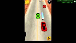 Android Red Speed Racer 3D Car Chase screenshot 2