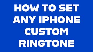 SET CUSTOM RINGTONES FOR iPhone 📲 🎵BY DOWNLOADING THESE APP FROM APPSTORE