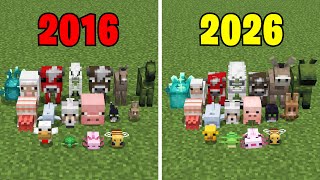 2026 VS 2016 Baby Mobs in Minecraft