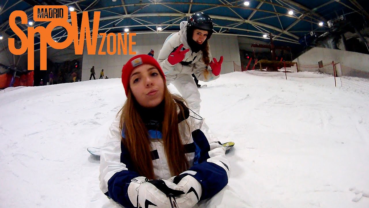 Indoor Snowboarding Madrid Xanadu Snow zone Sony Action Cam YouTube