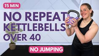 15 Min Kettlebell Workout for Midlife Women | Build Strength & Bone Density