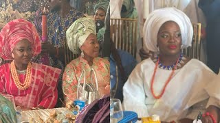 OONI IFE WIFE AND ALAAFIN WIFE-SNUBS EACHOTHER SITS SEPARATELY 