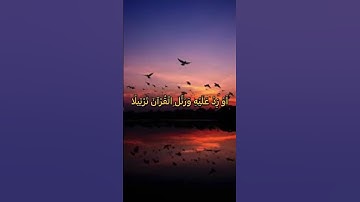 يَا أَيُّهَا الْمُزَّمِّلُ❤️#راحة_نفسية #اطمئنان #حسن_الظن_بالله #سورة_المزمل