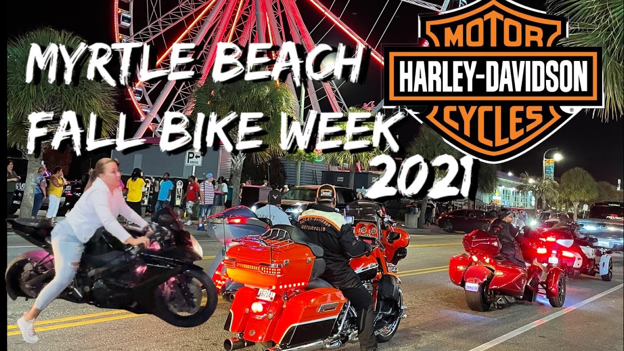 Myrtle Beach **Fall Bike Week 2021** Ocean Blvd YouTube