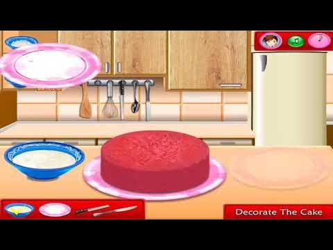 Sara's Cooking Class: Red Velvet Cake Gameplay 