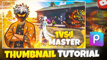 Make This Amazing FREE FIRE Thumbnail In PicsArt 🤯 | Gaming Thumbnail Kaise Banaen Free Fire