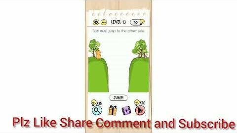 Brain test level 13 | Tom must jump to the other side | Manddy gaming