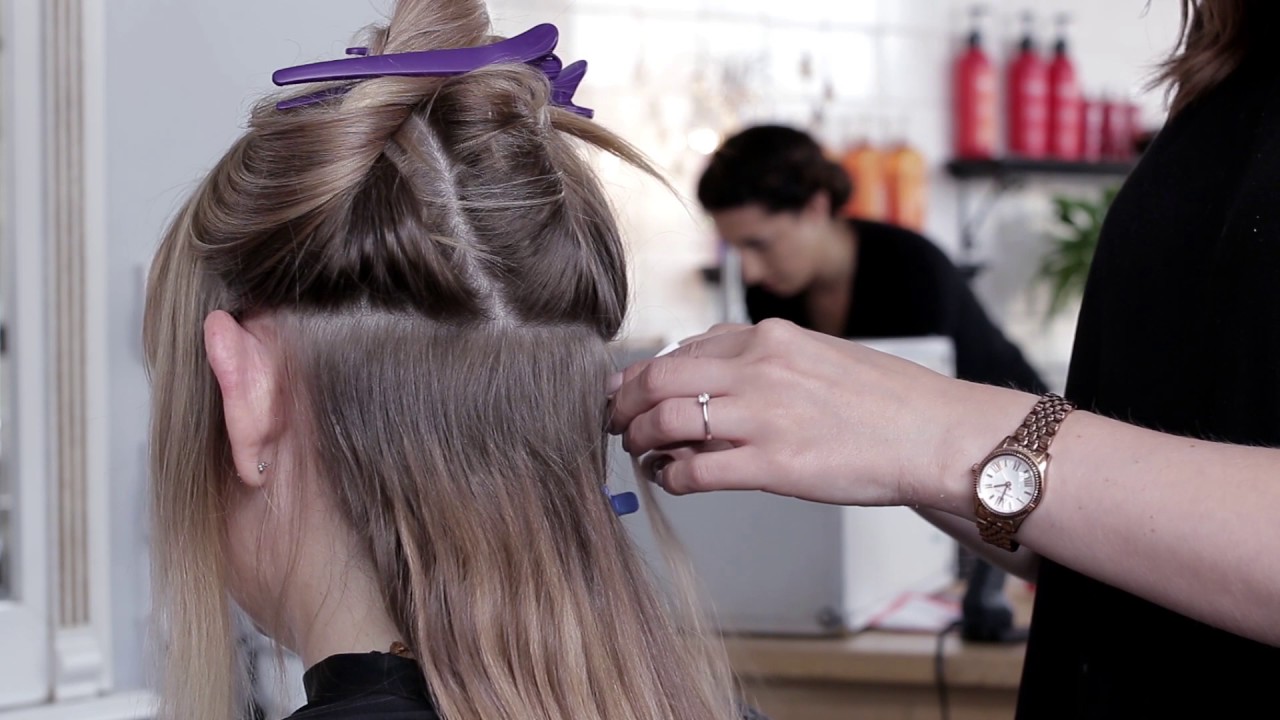 racoon hair extensions Hot bonded system YouTube