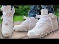 How To Lace Nike Air Force 1s | AF1 Mids (2 BEST WAYS!!)