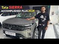 New Tata Sierra Accomplished+ diesel top model ✅Tata Sierra all features,mileage , on road price 