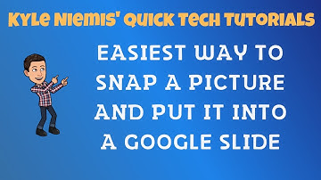 Easiest way to snap a picture and put it into a Google Slide/doc