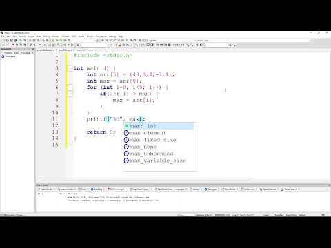 MAX Value of array in C language | C Programming | Input | Output