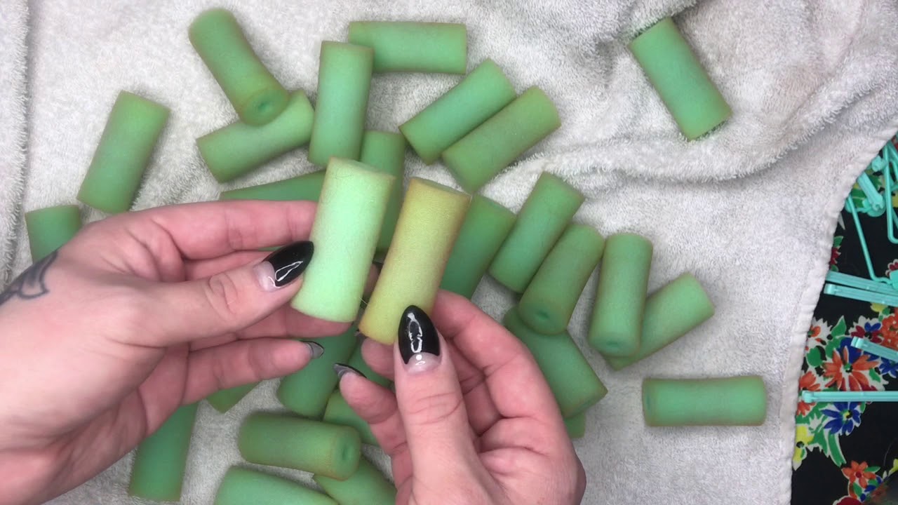 Vintage Hair Foam Roller Cleanup! YouTube