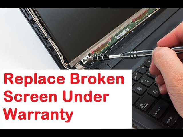 How to replacement broken laptop screen under warranty | Change laptop  screen in warranty tips - YouTube