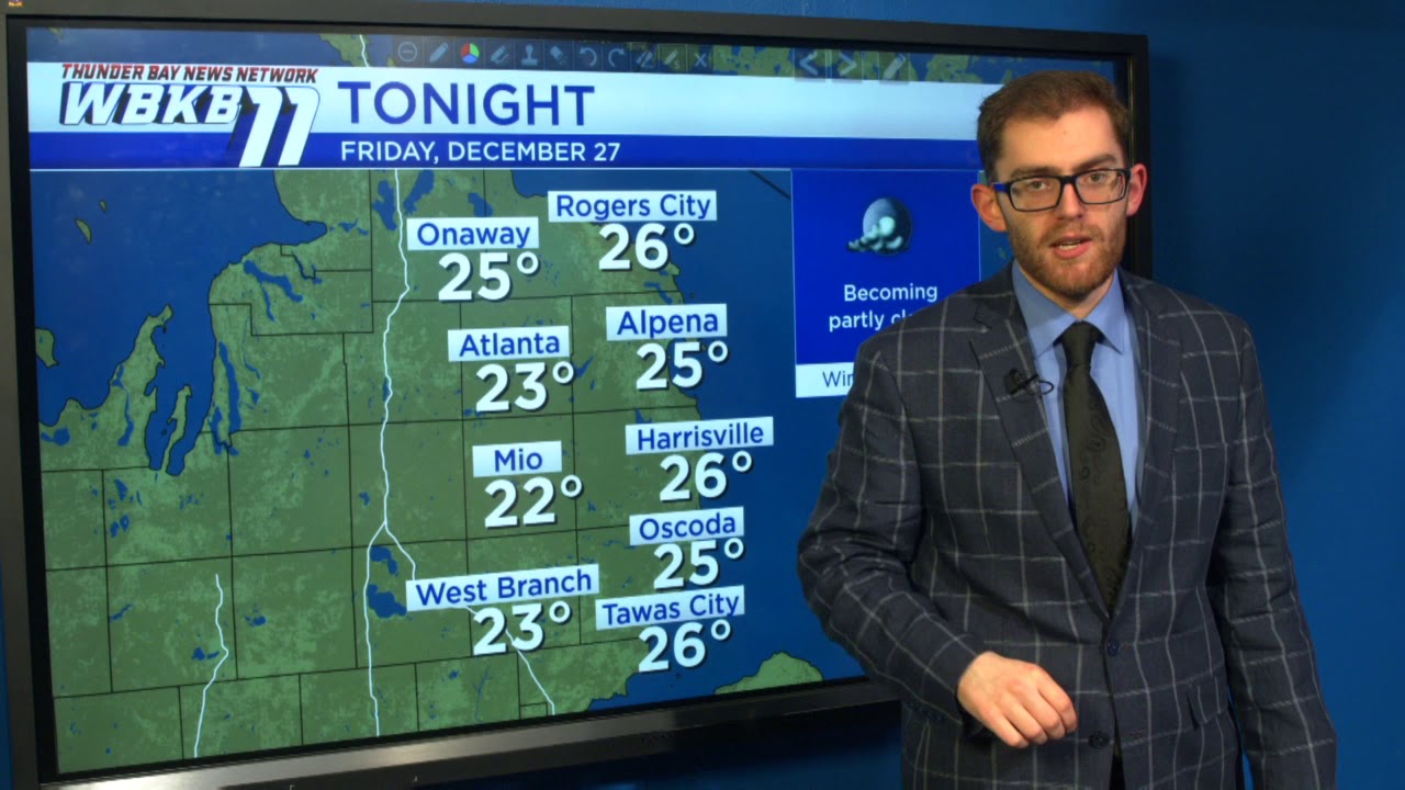 Alpena Weather December 27, 2019 YouTube