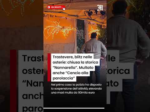 Video «Blatte in cucina e lavoratori senza contratto», a Trastevere chiusa la storica Nannarella