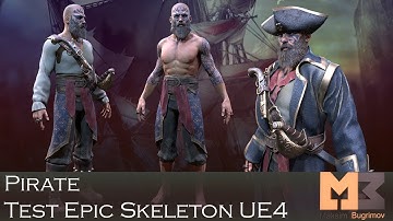 Pirate Test Epic Skeleton UE4