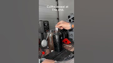 Acid etch on CuMai blade #bladesmith #knifemaking #diy #epoxy #workfromhome #chefknife #tool