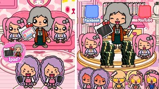 Grandma Became A Millionaire After Grandkids Gave Her An Ipad! | Toca Boca World Story