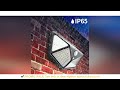 Solar Security Lamp Outdoor Garden Decor Waterproof Solar Powered 100 LED PIR Motion Sensor Spotligh