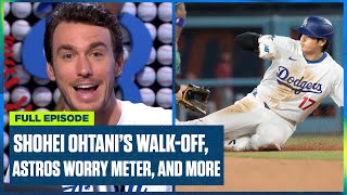 Shohei Ohtani's (大谷翔平) 1st Dodgers walk-off, Astros worry meter & revisiting World Series picks
