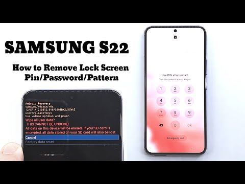 Samsung Galaxy S22  S22 Plus S22 Ultra HARD RESET - Как удалить PIN-код, графический ключ или пароль