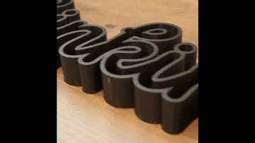 Add a Touch of Nature to Your Space: 3D Printed Moss Letter Sign #shorts