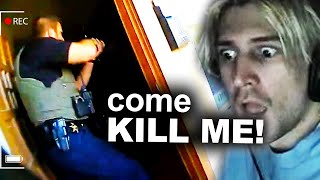 Hero Cops Hunt Down Mass Killer | xQc Reacts