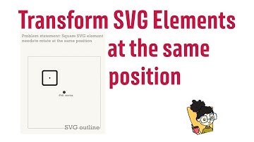 Roating/Moving SVG elements inside SVG using transforms | transform-box: "fill-box" | SVG Tip-1