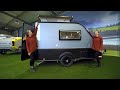Kleinste Wohnwagen der Welt: Kip Shelter 2021. Weit unter 750kg einfach mit Führerschein B fahren.
