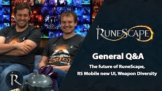 The future of RuneScape, RS Mobile new UI &amp; Weapon Diversity -  RS General Q&amp;A (Sept 2019)