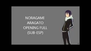 Noragami Aragoto opening full sub esp chords