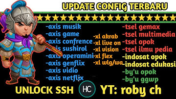 update config http custom all operator no lemot,cepat konek [ 10 JUN ]