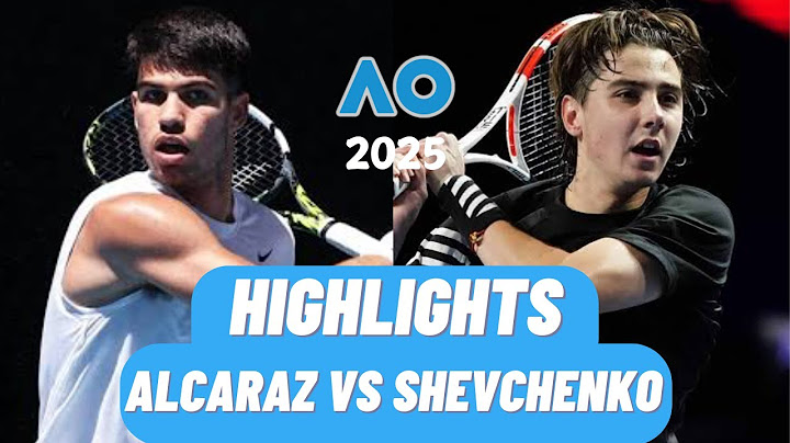 Carlos Alcaraz vs Alexander Shevchenko Extended Highlights AO 2025 Round 1 Set  1 (HD)