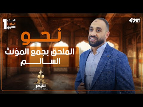 الملحق بجمع المؤنث السالم شرح مبسط أسئلة أفكار مميزة الصف الأول الثانوي والصف الثالث الثانوي