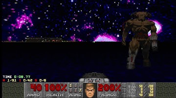 Doom 2 - Crate Expectations (Map 3: Far Away Island): UV-Max (WAD Author: Clippy Clippington)