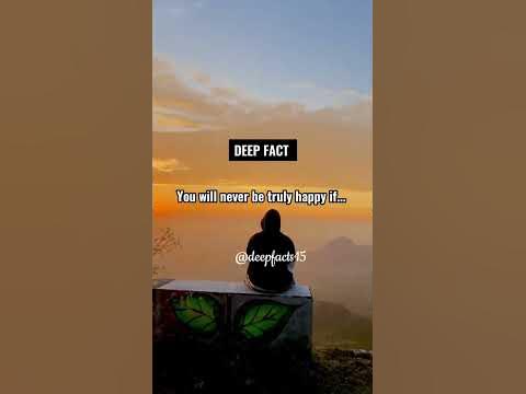 You will never be truly happy if... #psychologyfacts #shorts #subscribe ...