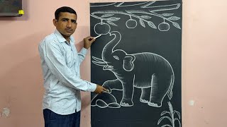 How To Draw An Elephant Step By Step| 🐘🎨