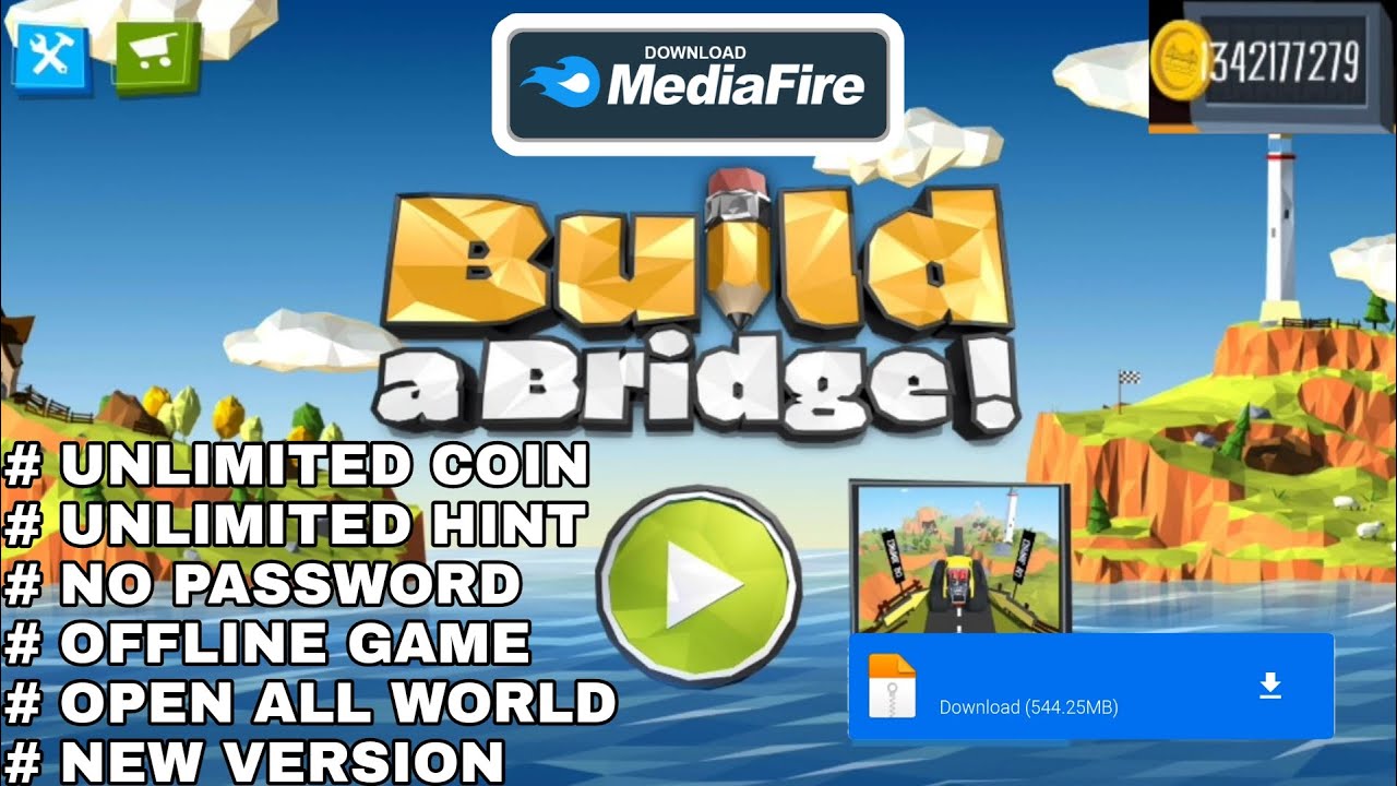 build a bridge mod apk YouTube