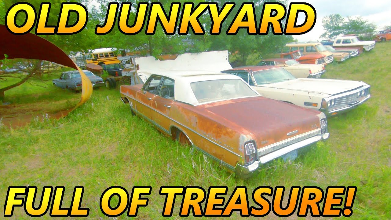 HUGE Ford, Mopar, & GM Salvage Yard Full of Rusty Treasures! (Old Car Junkyard) - YouTube