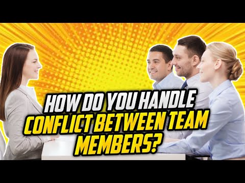 Video: How To Resolve A Conflict In A Team