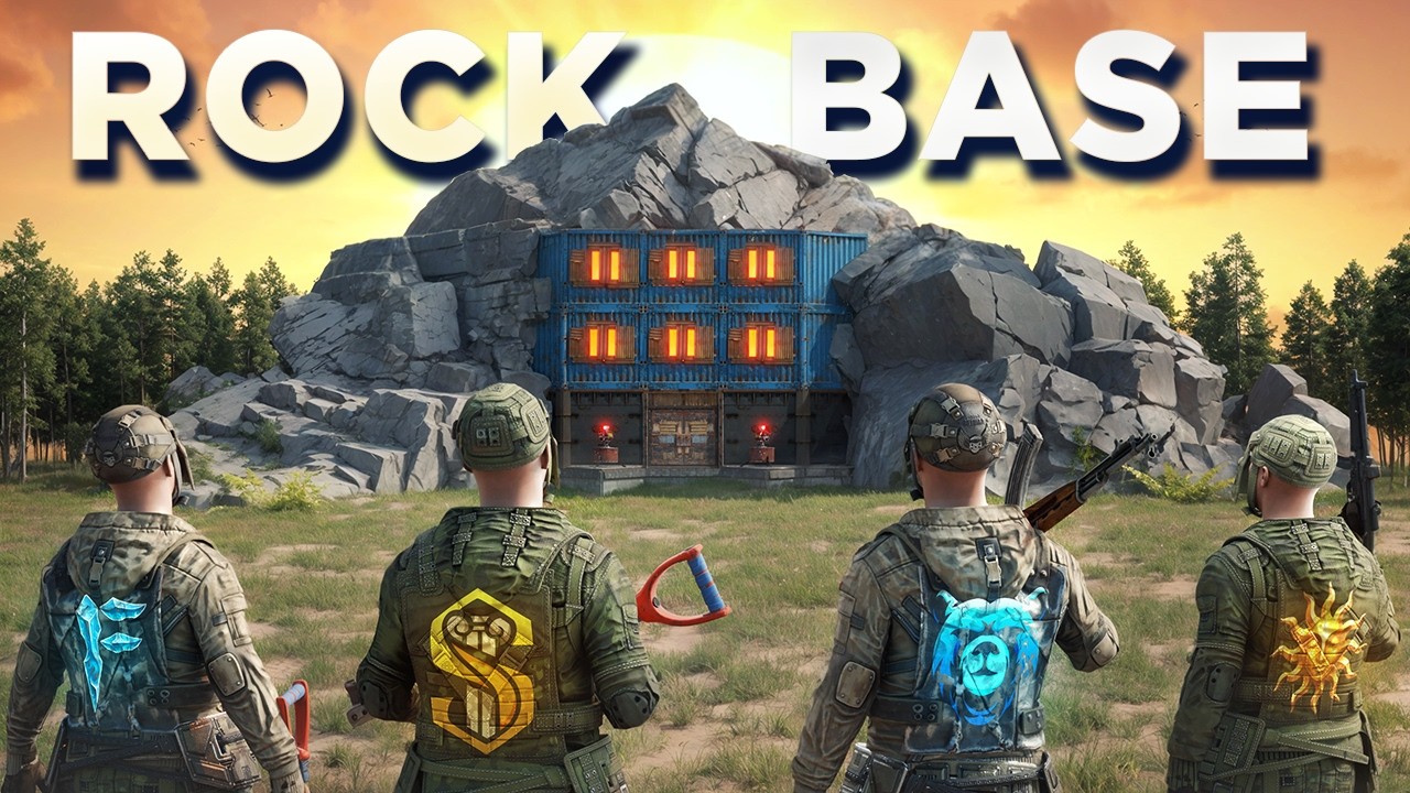 We Built a COZY ARMORED ROCK BASE in Rust (Ft. Blooprint, Frost & Kira)