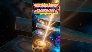 What if time isn’t flowing… but stacked like dimensions? #SpaceMystery #TimeTheory #Universe